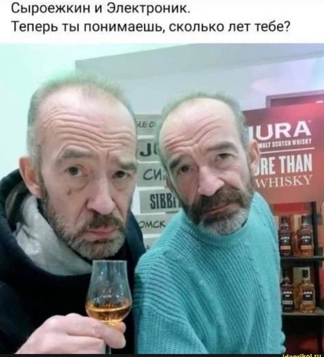 Сыроежкин и Электроник Теперь ты понимаешь сколько лет тебе
