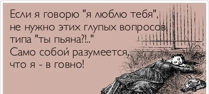 типа ты пьяна 1 Само собои разумеется что я в говно
