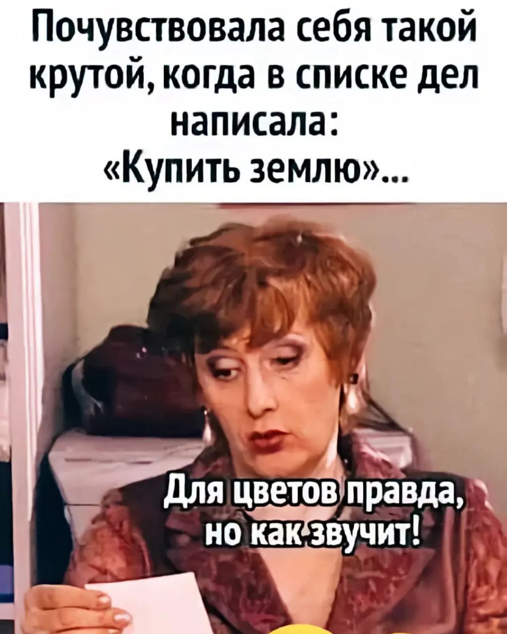 Почувствовала себя такой крутой, когда в списке дел написала: «Купить землю»... Для цветов правда, но как звучит!