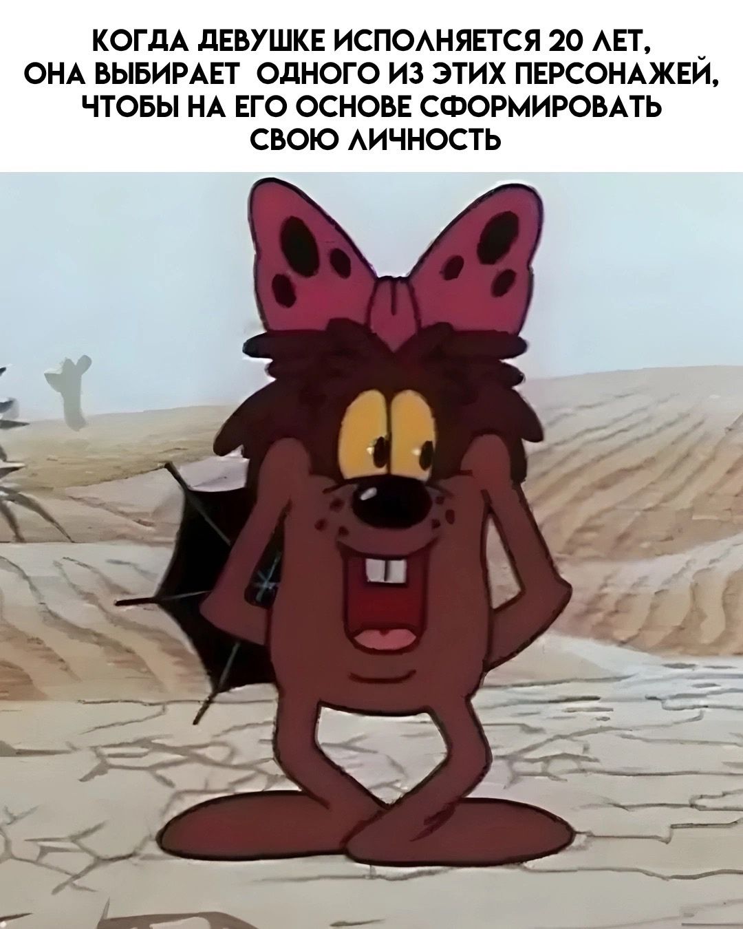 КОГДА ДЕВУШКЕ ИСПОЛНЯЕТСЯ 20 ЛЕТ, ОНА ВЫБИРАЕТ ОДНОГО ИЗ ЭТИХ ПЕРСОНАЖЕЙ, ЧТОБЫ НА ЕГО ОСНОВЕ СФОРМИРОВАТЬ СВОЮ ЛИЧНОСТЬ