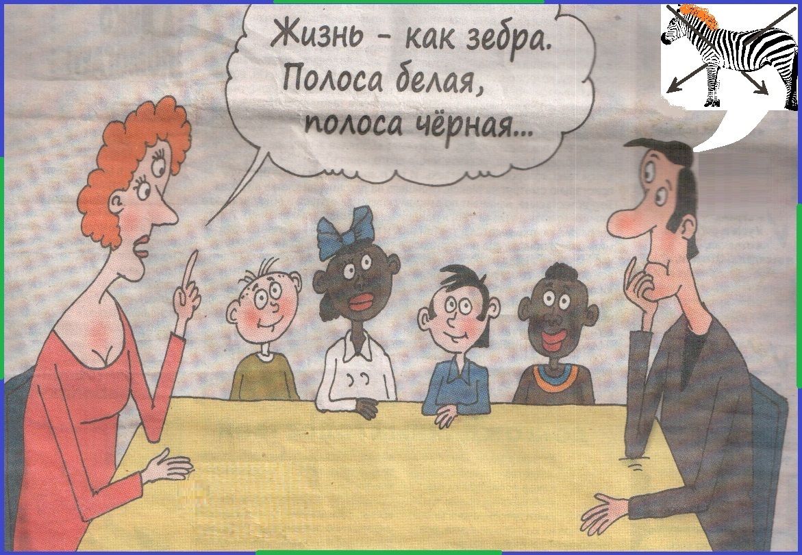 Жизнь как зебра П0Аоса беАая
