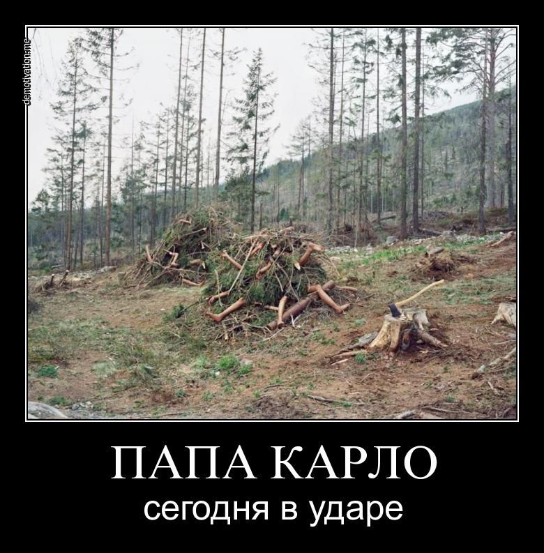 ПАПА КАРЛО сегодня в ударе