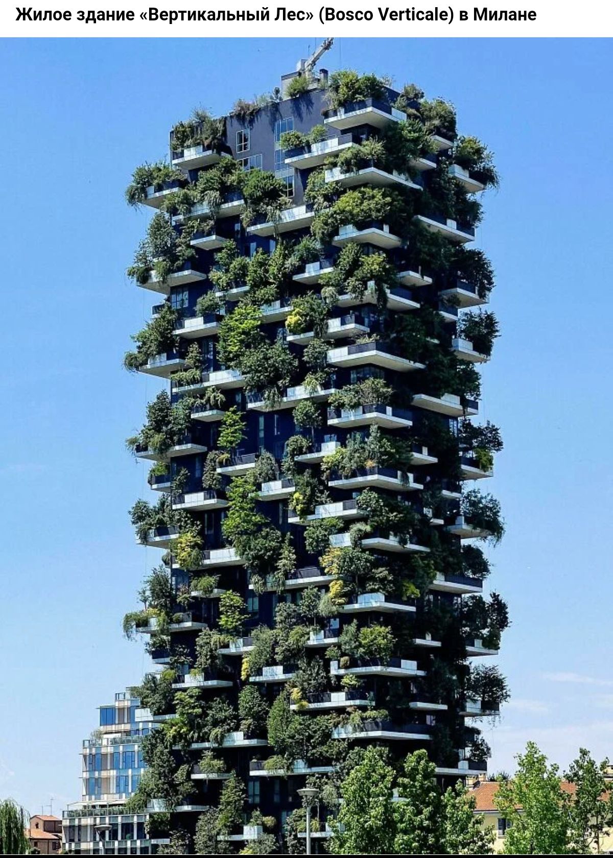 Жилое здание вертикальиыи де Биэсо черноты в Милане