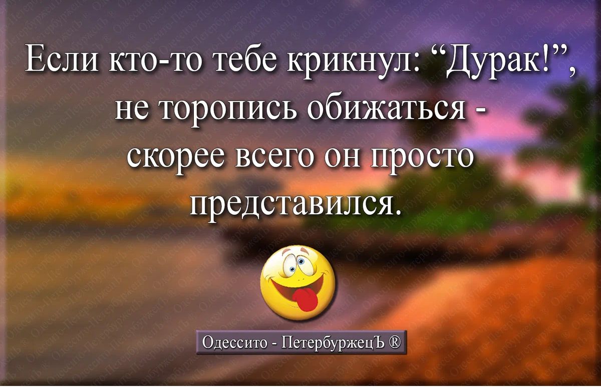 Если ктото тсбс крикнул Дурак пс торопись обижаться _ скорее всего он просто 11редсть эмм ъ