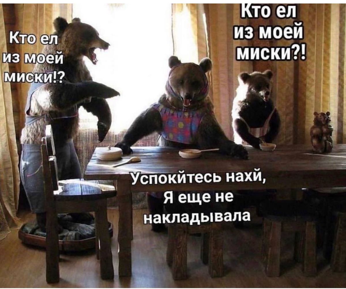 то ел из моей миски Успокйтесь иахй Я еще не накладывапа