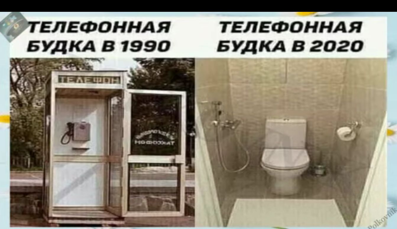 ЕЛЕФОННАЯ ТЕЛЕФОННАЯ БУДКА В 1990 БУДКА В 2020