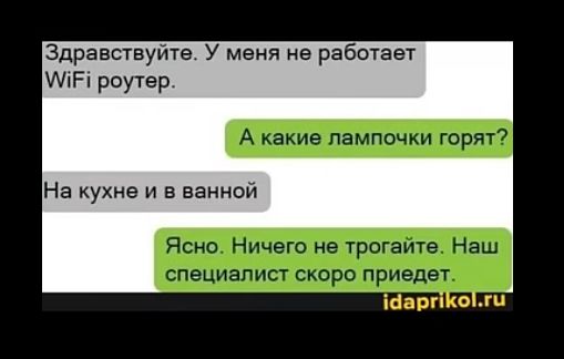 Здравствуйте У меня не работает діРі роутер