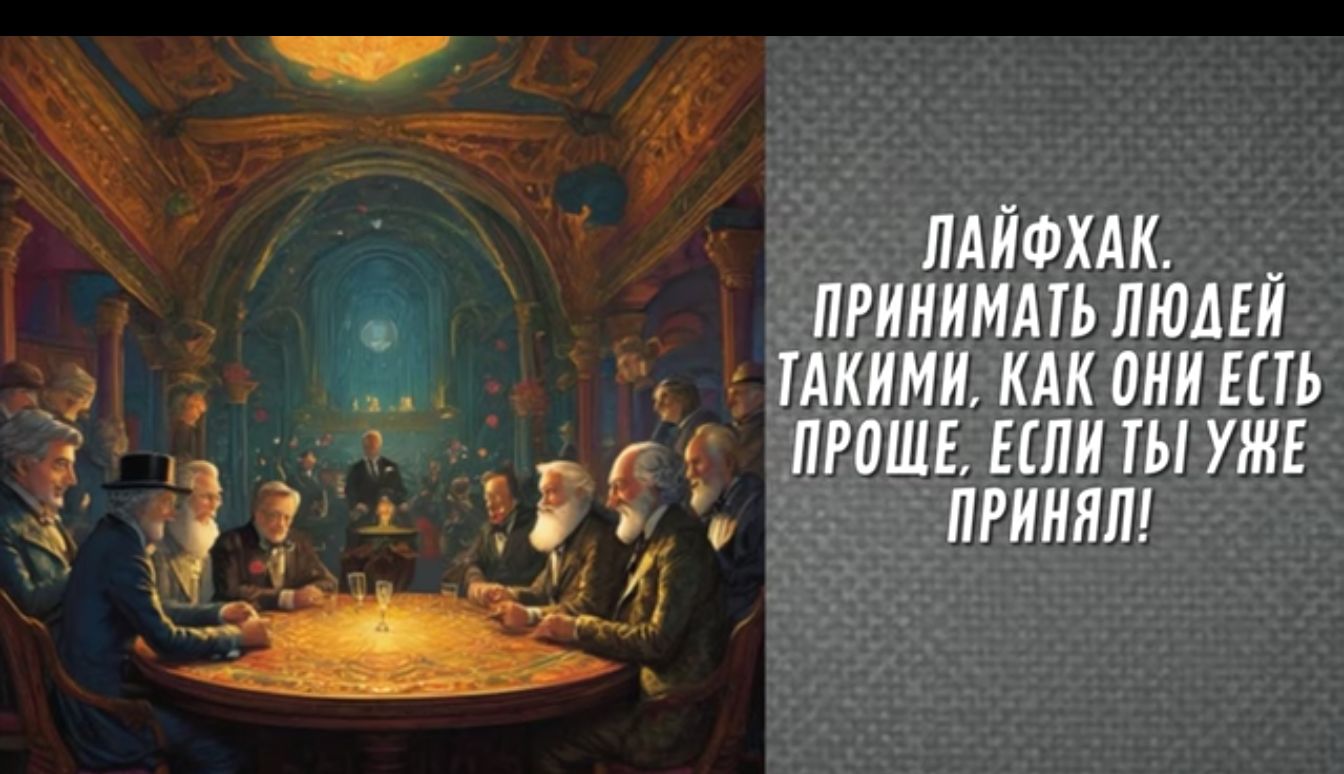 ЛАЙФХАК ПРИНИМАТЬ ЛЮДЕЙ ТАКИМИ КАК ОНИ ЕСТЬ ПРОШЕ ЕСЛИ ТЫГУЖЕ фра 1рб Ё у е ПРИНЯЛ