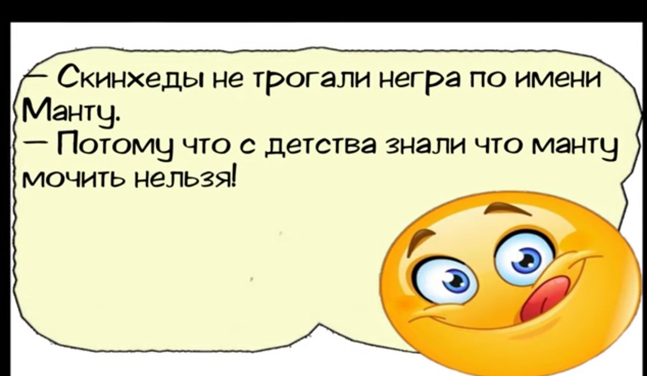 Скинхеды не трогали негра по имени Мантч Потомчу что с детства знали что манту мочить нельзя