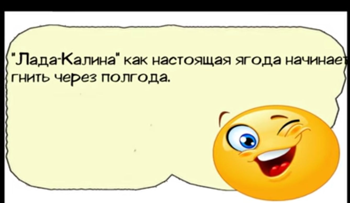 ЛадаКалина как настоящая ягода начинае гнить через полгода