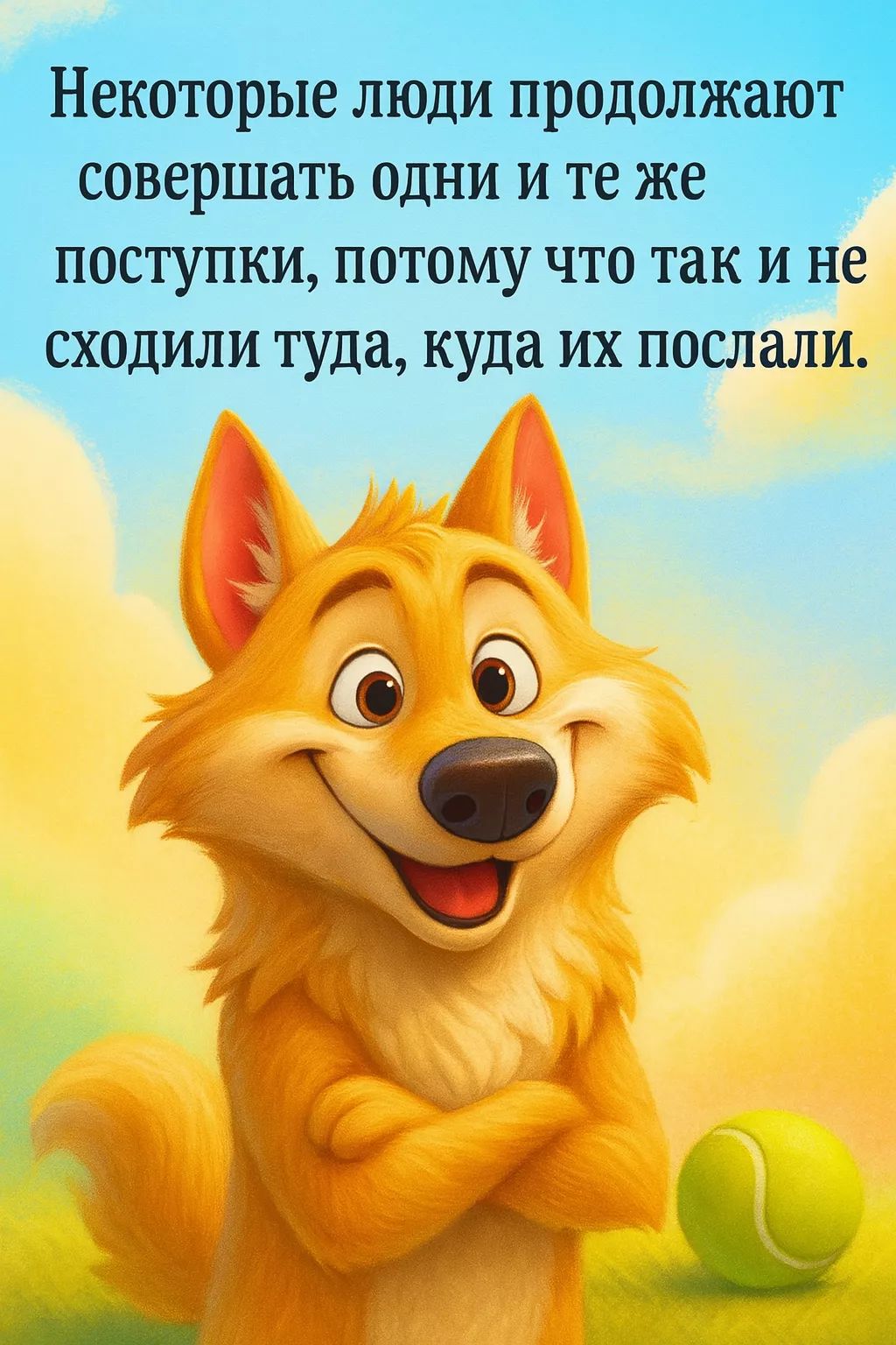 Некоторые люди продолжают совершать одни и те же поступки, потому что так и не сходили туда, куда их послали.