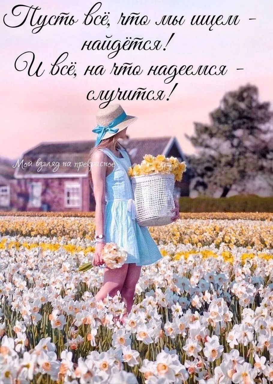 Пусть всё, что мы ищем - найдётся! И всё, на что надеемся - случится!