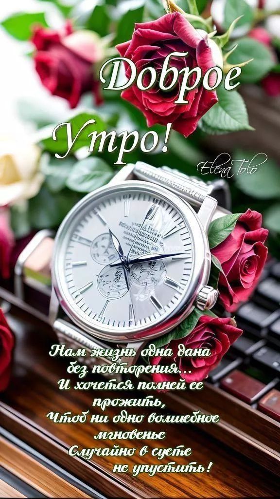 Доброе Утро! Нам жизнь одна дана без повторения... И хочется полной ее прочувствовать, чтобы ни одно волшебное мгновение случайно в суете не упустить!