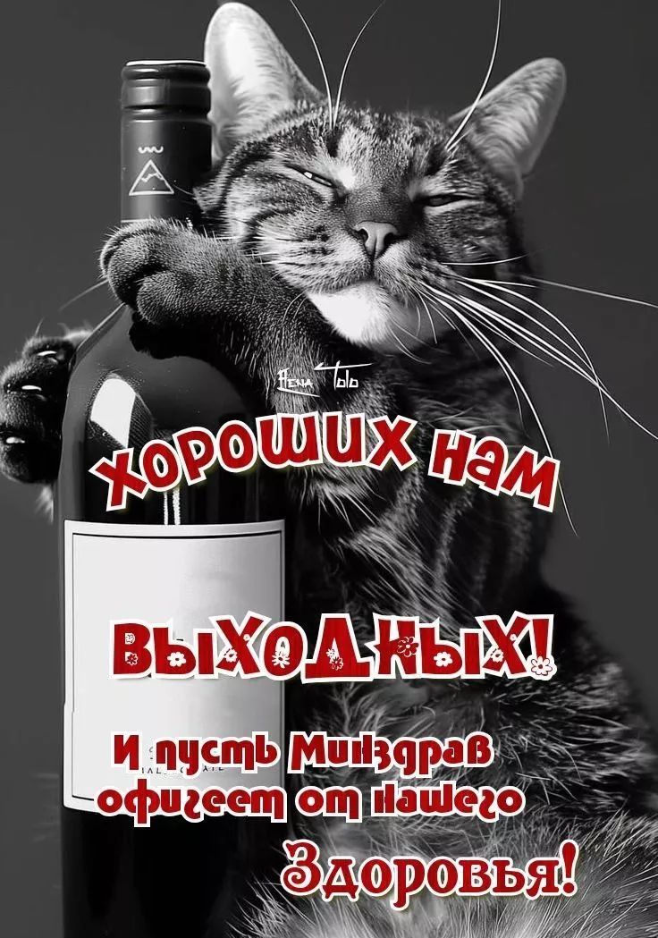 ХОРОШИХ НАМ ВЫХОДНЫХ! И пусть Минздрав офигеет от нашего Здоровья!