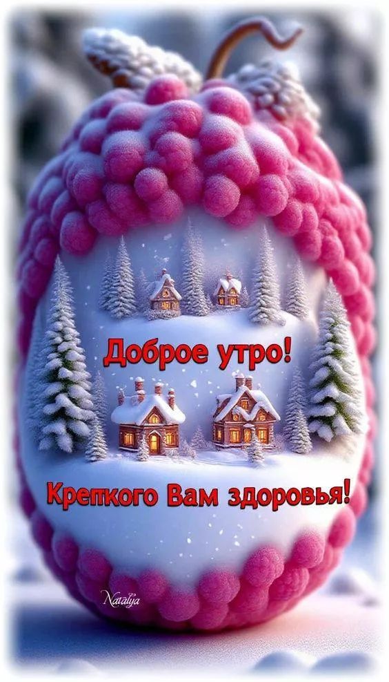 Доброе утро! Крепкого Вам здоровья!