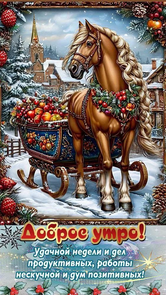 Доброе утро! Удачной недели и дел продуктивных, работы нескучной и дум позитивных!
