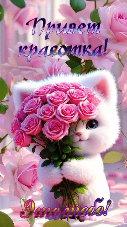 Привет красотка! Это тебе!