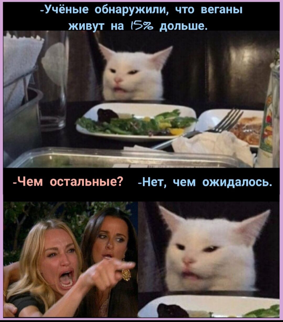 Учёиые обнаружили что веганы живут на 15 дальше _Чем остальные Нет чем ожидалось