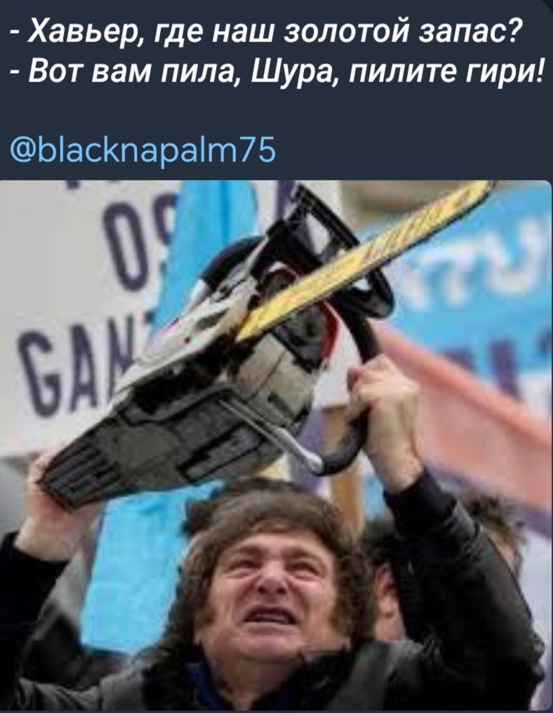 Хавьер где наш золотой запас Вот вам пила Шура пилите гири ЫасКпараіт75
