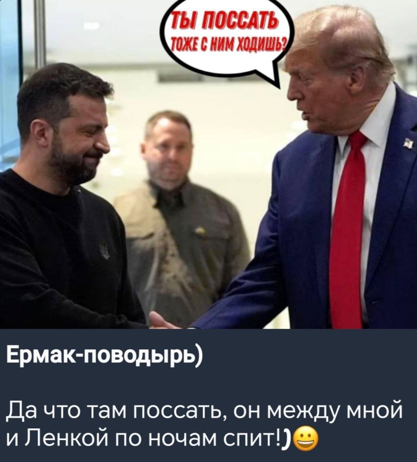 9 Ермак поводырь Да что там поссать он между мной и Ленкой по ночам спит