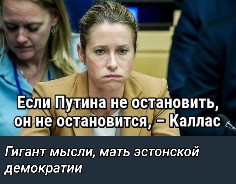 Если Путина не остановить, он не остановится, – Каллас
Гигант мысли, мать эстонской демократии