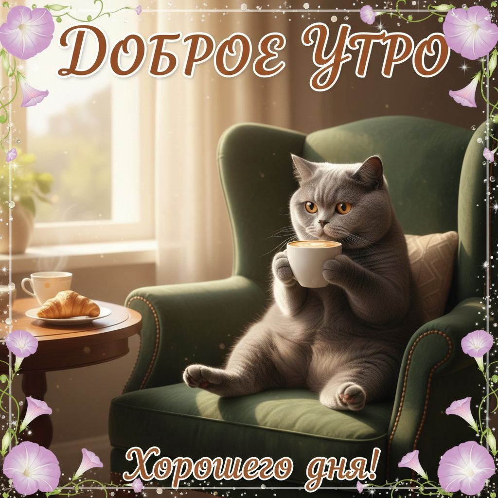 Доброе утро
Хорошего дня!