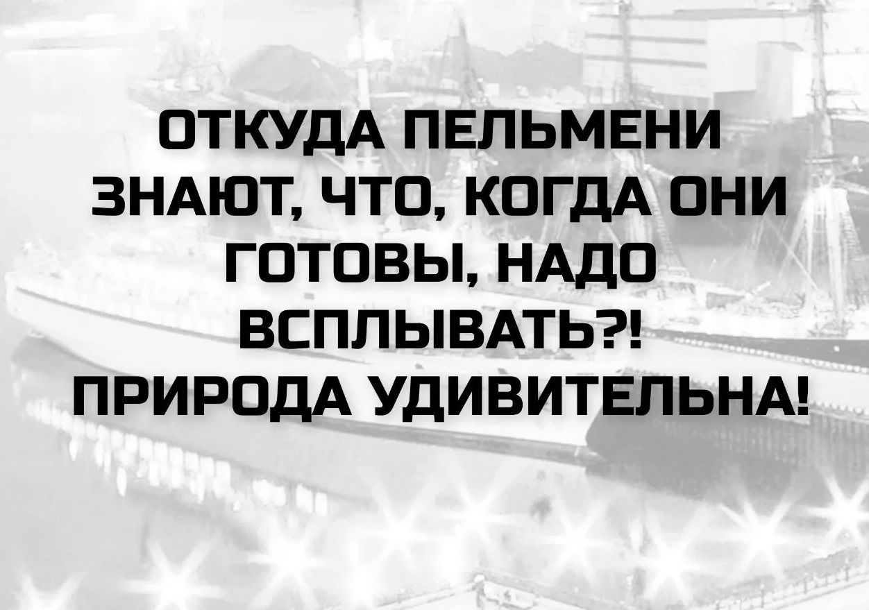 ОТКУДА ПЕЛЬМЕНИ ЗНАЮТ, ЧТО, КОГДА ОНИ ГОТОВЫ, НАДО ВСПЛЫВАТЬ?! ПРИРОДА УДИВИТЕЛЬНА!
