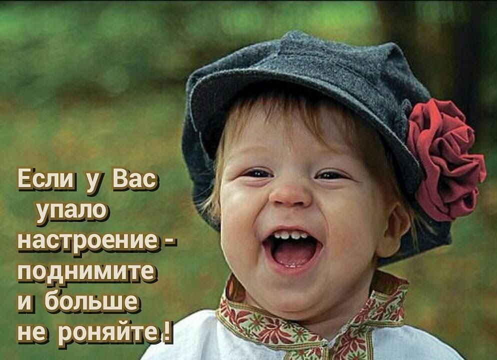 Если у Вас упало настроение поднимите и больше не роняйте