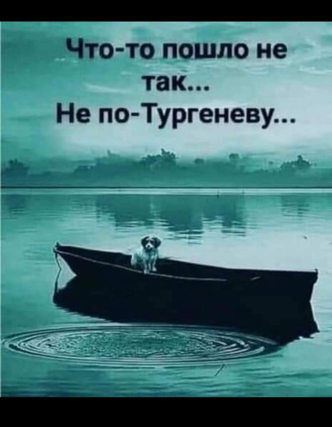 Что то пошло не так Не по Тургеневу