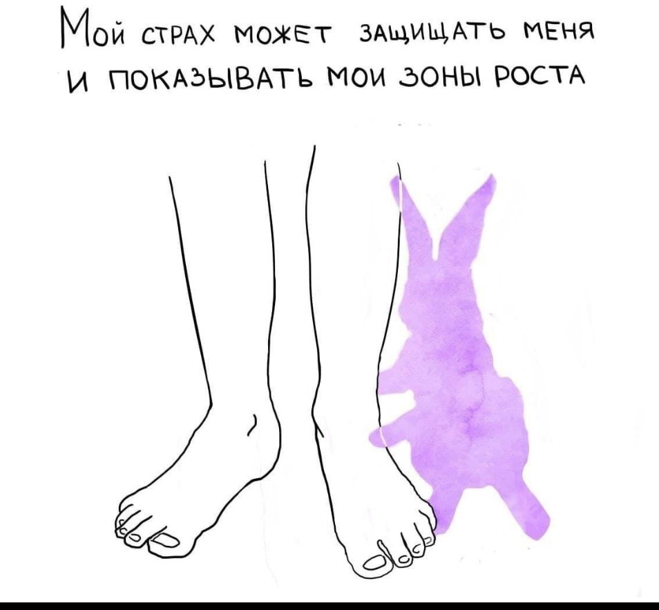 Мой СТРАХ МОЖЕТ 3АшиыАть меня и ПОКАЗЫВАТЬ мои ъоны РОСТА