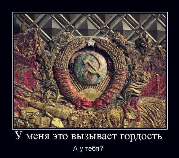 У меня это вызывает гордость А у тебя