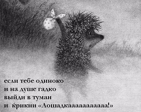еСАи тебе одиноко и на душе гадко выйди в туман _и Ёрикни Аошадкааааааааааа