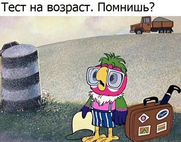 Тест на возраст Помнишь