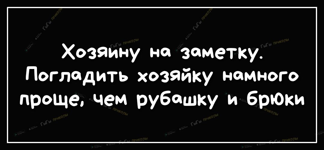 Хозяину на заметку Погладить хозяйку намного проще чем рубашку и брюки