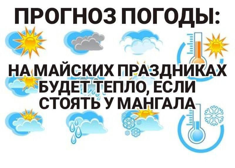ПРОГНОЗ ПОГОДЫ: НА МАЙСКИХ ПРАЗДНИКАХ БУДЕТ ТЕПЛО, ЕСЛИ СТОЯТЬ У МАНГАЛА