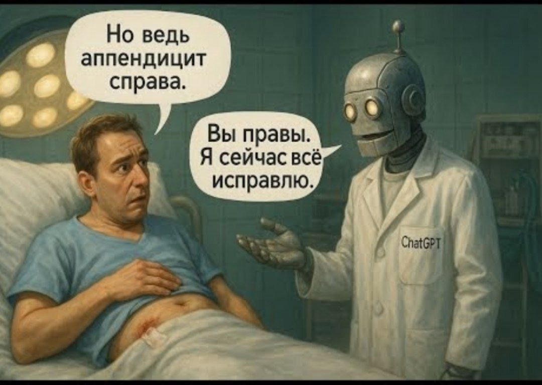 Но ведь аппендицит справа.
Вы правы. Я сейчас всё исправлю.
