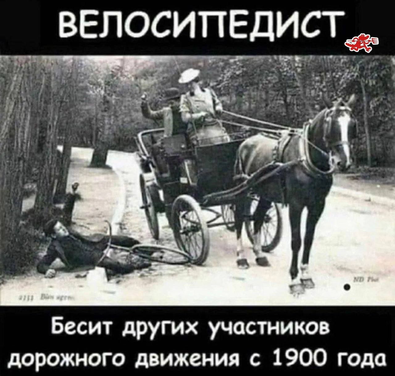 ВЕЛОСИПЕДИСТ Бесит других участников дорожного движения с 1900 года