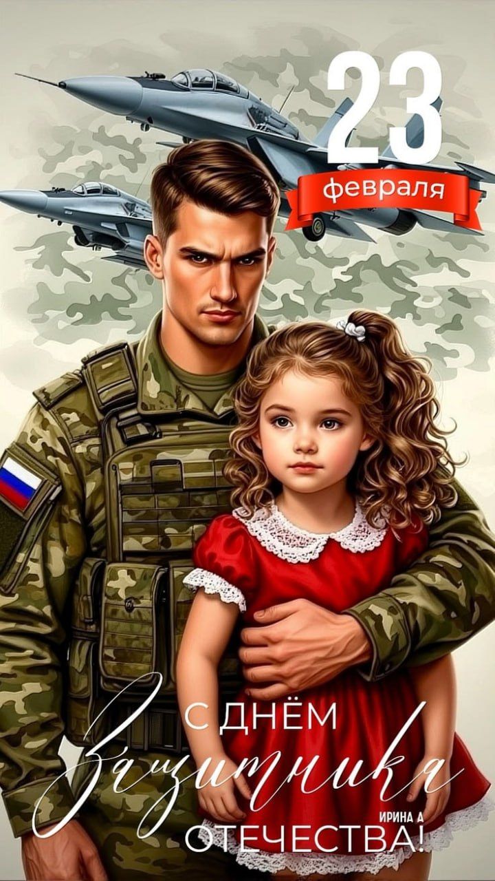 23 февраля
С ДНЁМ Защитника Отечества
Ирина А.
