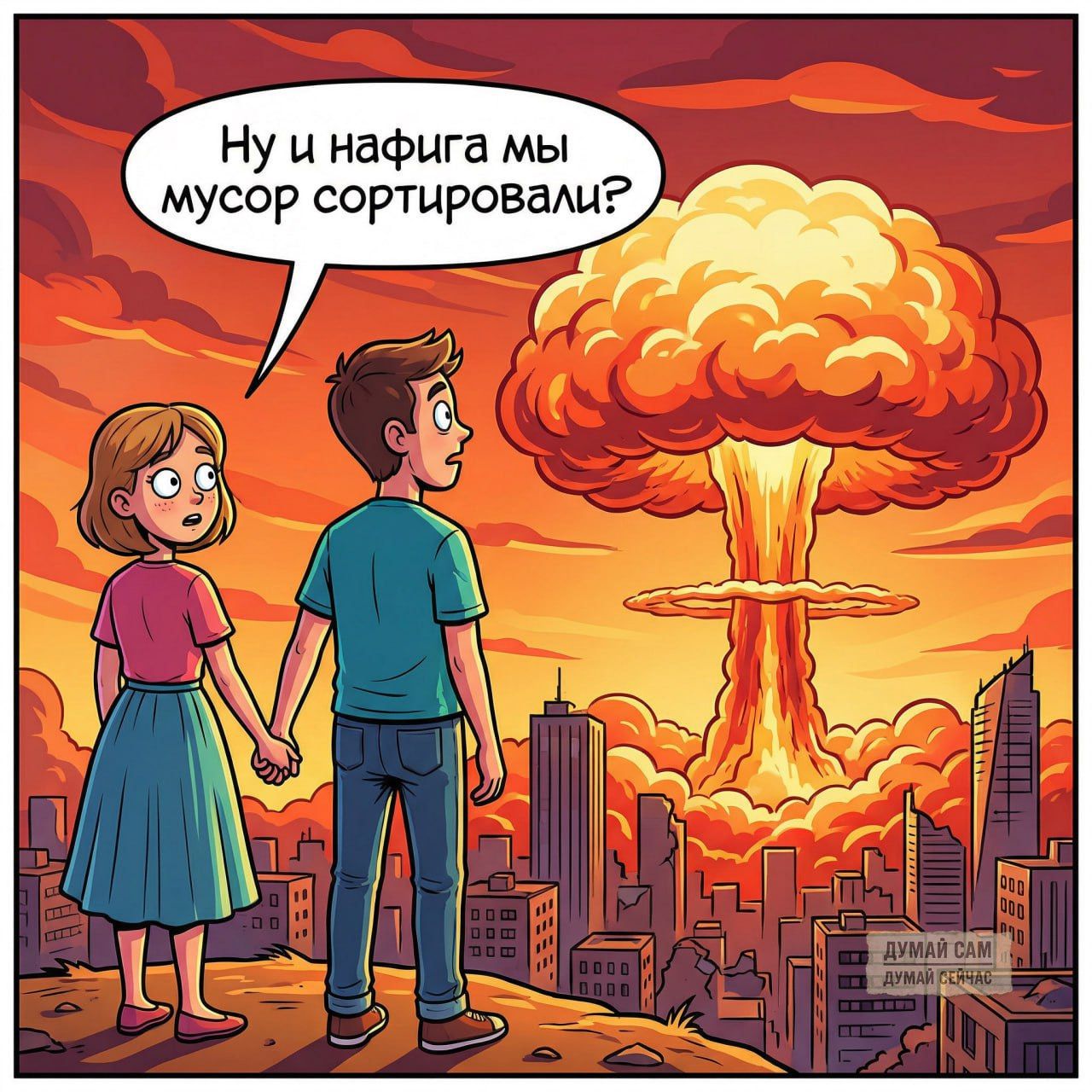 Ну и нафигa мы мусор сортировали?