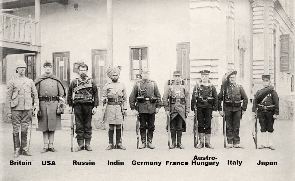 Британия США Россия Индия Германия Франция Австро-Венгрия Италия Япония