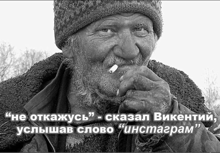 не откажусь сказал Викенти услышав слово инстаграмікт