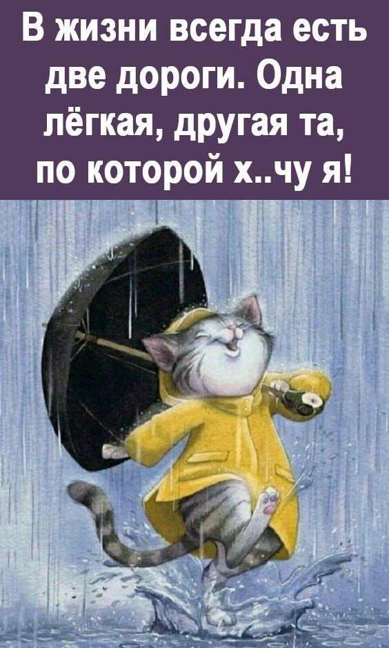 В жизни всегда есть две дороги Одна лёгкая другая та по которой хчу я