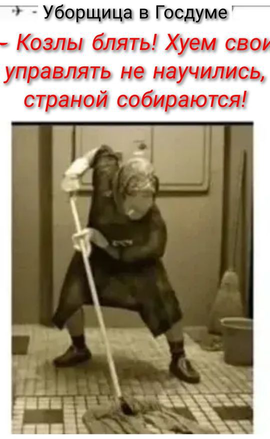 Уборщица в Госдуме Козлы блять Хуем сво управлять не научились страной собираются