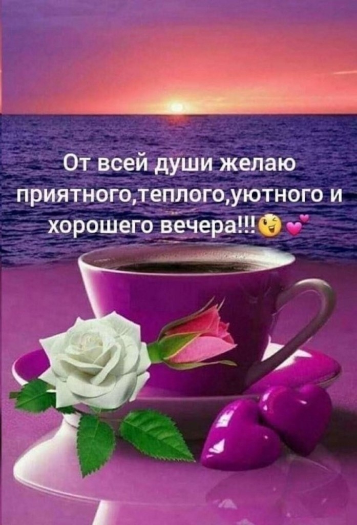 От всей души желаю приятноготеплогоуютного и хорошего _ве_чера0 __Ю