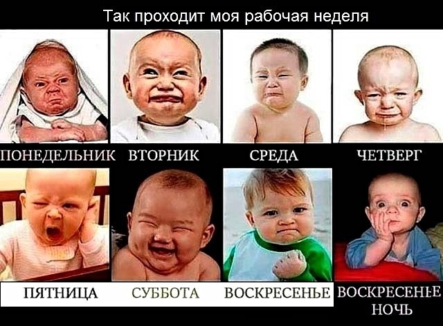 Так проходит моя рабочая неделя ВОСКРЕСЕНЬЕ ночь
