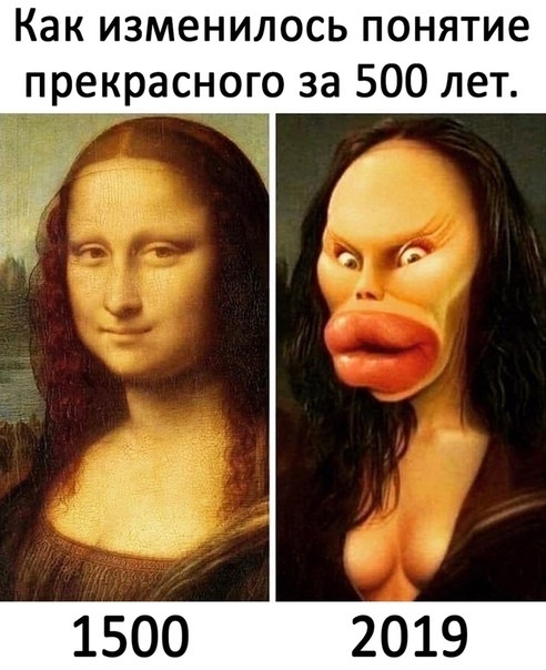 Как изменилось понятие прекрасного за 500 лет чё 1500 2019