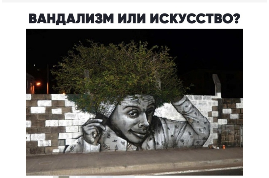 ВАНДАЛИЗМ ИЛИ ИСКУССТВО
