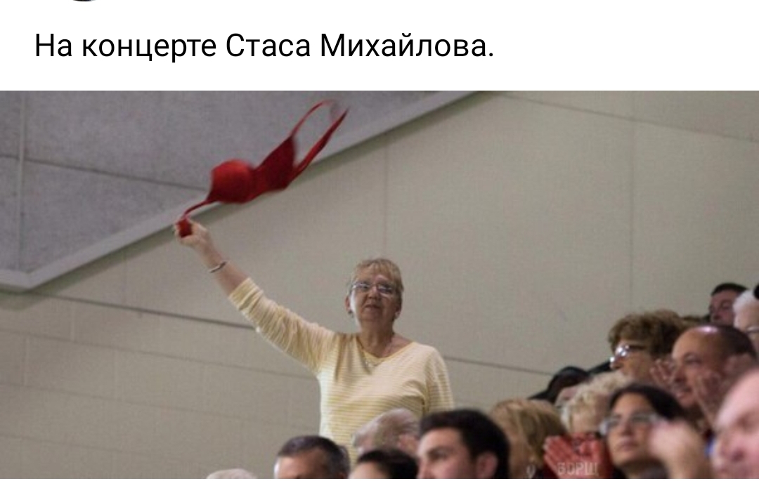 На концерте Стаса Михайлова
