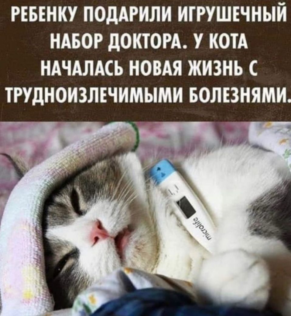 РЕБЕНКУ ПОДАРИЛИ ИГРУШЕЧНЫЙ НАБОР дОКТОРА У КОТА НАЧАЛАСЬ НОВАЯ ЖИЗНЬ С ТРУДНОИЗЛЕЧИМЫМИ БОЛЕЗНЯМИ