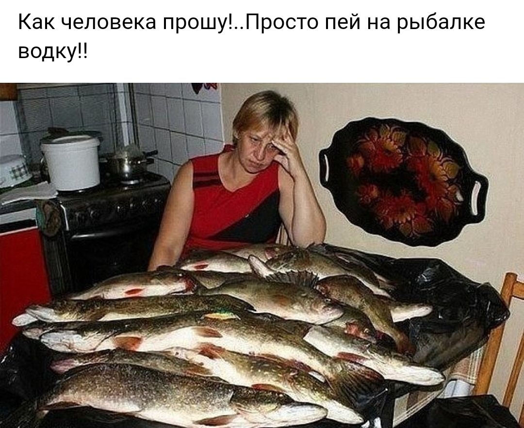 Как человека прошуПросто пей на рыбалке